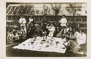 Kindness Prints: WWI - Girl gives a party to wounded soldiers