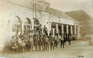 WWI group of No 3 Troop Essex Yeomanry - a boxing match