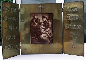 Perrin Gallery: WWI hand-crafted and embossed triptych