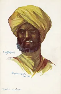 Cavalryman Prints: WWI - Indian cavalryman