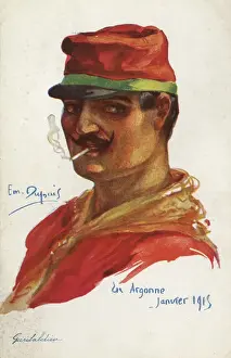 Necktie Prints: WWI - Italian Garibaldier Infantryman