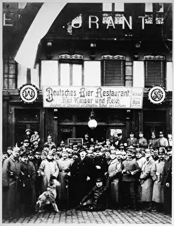 Lille Prints: Wwi / Lille Cafe Scene