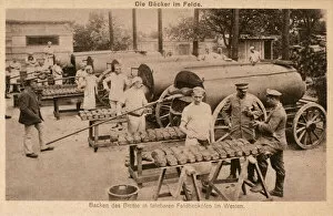 Feeding Collection: WWI - Mobile German Field Bakery - Western Front