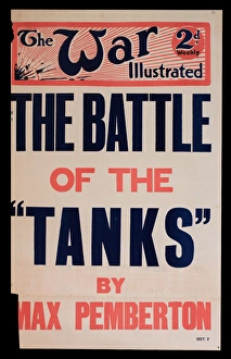 Images Dated 10th February 2014: WWI News Vendors Stand Poster