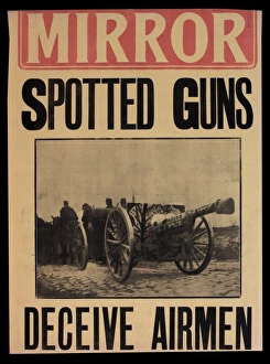 Images Dated 10th February 2014: WWI News Vendors Stand Poster