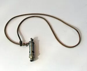 Firearms Collection: WWI Officers whistle dated 1915