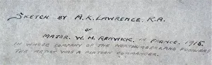WWI pen and ink and pencil sketches