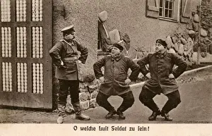 Comedic Prints: WWI - What a Pleasure to be a Soldier