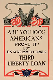 Hundred Prints: WWI Poster, American war loan