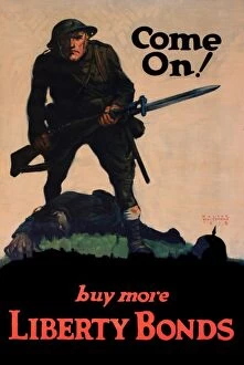 Images Dated 10th February 2014: WWI Poster, Buy More Liberty Bonds