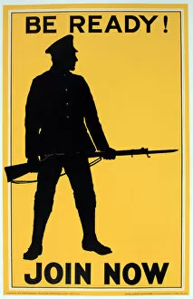 Parliamentary Collection: WWI Poster, Be Ready! Join Now
