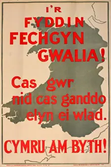 WWI Recruitment Poster (Welsh version)
