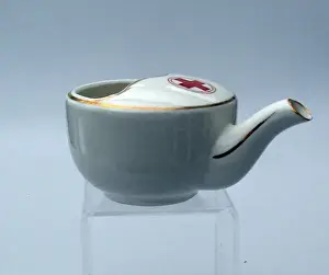 Invalid Prints: WWI Red Cross invalid feeding cup with spout