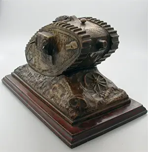 WWI tank inkwell