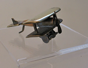 Images Dated 8th April 2011: WWI Trench Art biplane