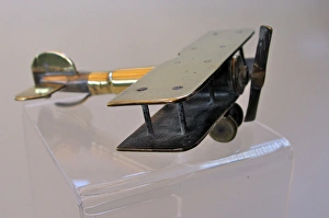 Images Dated 8th April 2011: WWI Trench Art biplane