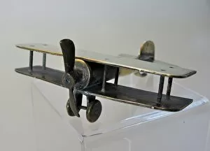 Images Dated 8th April 2011: WWI Trench Art biplane