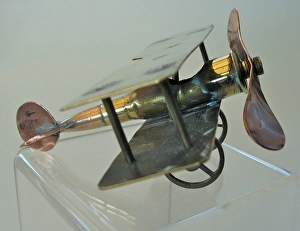 Images Dated 8th April 2011: WWI Trench Art biplane