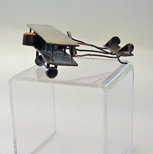 Images Dated 8th April 2011: WWI Trench Art Pusher biplane