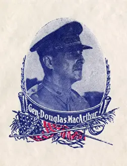 Postmark Prints: WWII - General Douglas MacArthur
