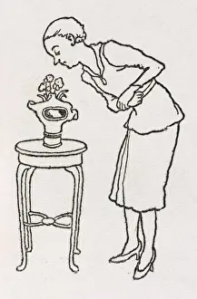 WWII recycling: gas mask vase / W H Robinson