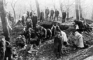 Judy Prints: Wyke Coal Picking in Judy Wood early 1900s