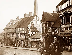 Shrewsbury Prints: Wyle Cop, Shrewsbury