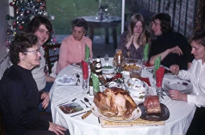 Images Dated 27th June 2019: XMAS DINNER 1970S