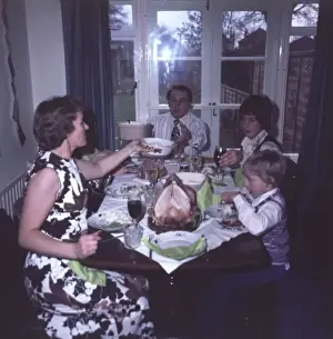 Tinsel Prints: Xmas Dinner 1975