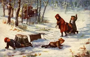 Xmas. Falling off the sled