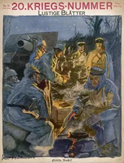Xmas in German Trench