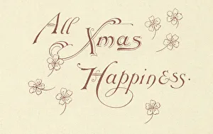 Xmas Greeting Calligraphy