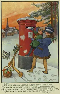 Posting Prints: Xmas. Posting cards