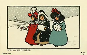 Thoughts Prints: Xmas scene with children