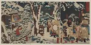 Xuande visiting Kongming for the third time
