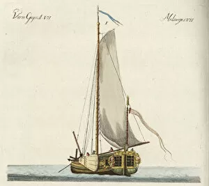 Kinder Collection: Yacht, 18th century