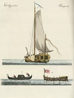 Johann Gallery: Yacht, longboat and gondola