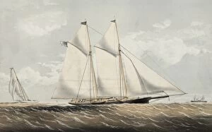 Capes Collection: The yacht Maria 216 tons: modelled by R. L. Stevens Esq. buil