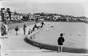Sailboats Prints: The Yacht Pond in Felixstowe