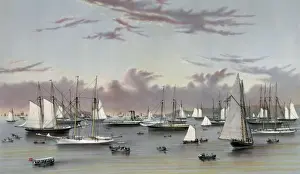 The yacht squadron at Newport