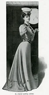 Images Dated 29th January 2018: Yachting costume 1906