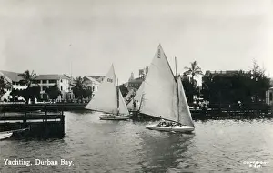 New Images From The Grenville Collins Collection Prints: Yachting, Durban, Natal Province, South Africa