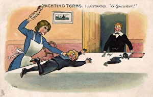 Accidental Gallery: Yachting Terms Illustrated - A Spanker!'