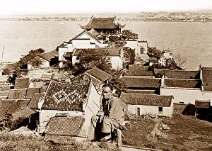 Hankou Prints: Yangtze River showing Hankou from Wuhan, China