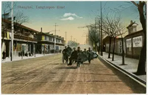 Transporting Prints: Yangtzepoo Road, Shanghai, China