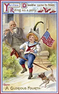 Independance Prints: Yankee Doodle came to town, riding on a pony