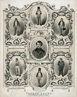 Yankee Locke. The distinguished yankee comedian; as he appea