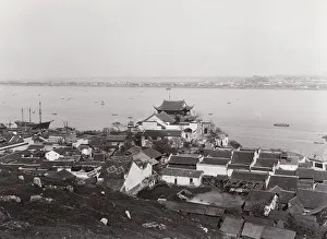 Yanztze River view, possibly Hanyang, modern Wuhan, China