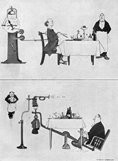 Contraptions Gallery: A (Y)appy Idea! by William Heath Robinson, WWI rationing