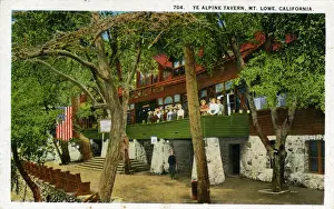 Lowe Prints: Ye Alpine Tavern, Mount Lowe, California